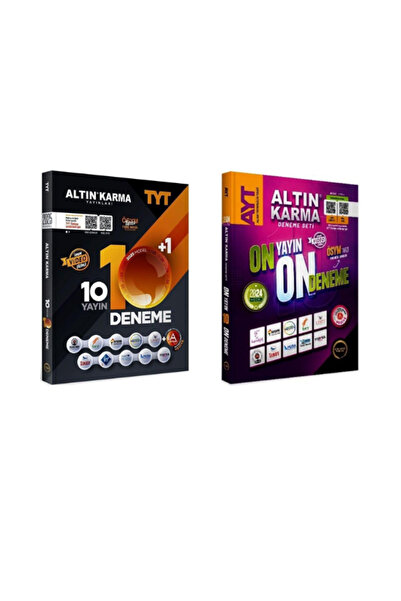 Altın Karma Yayınları ALTIN KARMA YAYINLARI 2025 TYT + 2024 AYT