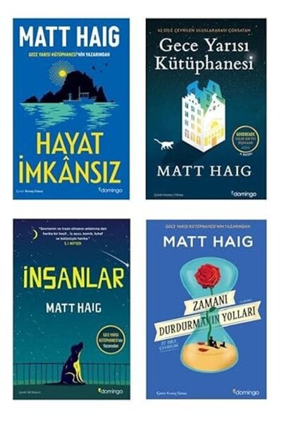 Koridor Yayıncılık HAYAT IMKANSIZ+GECEYARISI KUTUPHANESI+INSANLAR+ZAMANI DURD...