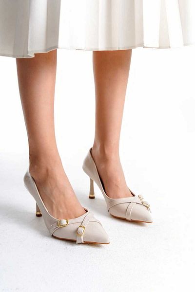 v.s.h velvet Women's Stiletto Patent Leather Closed Back Stylish Women's Stiletto