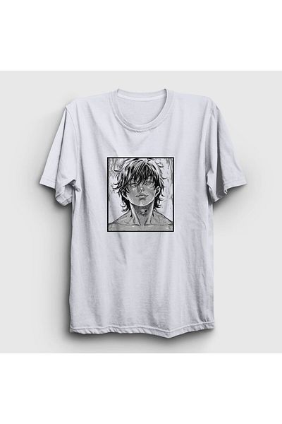 Presmono Μπλουζάκι Unisex White Cool Anime Hanma Baki 317298 ττ