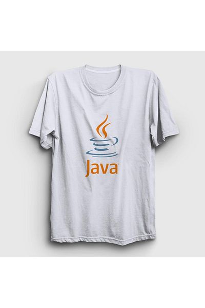 Presmono Μπλουζάκι Unisex White Java Coder Programmer Developer Software 335353 ττ