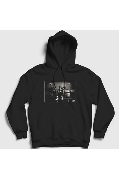 Presmono Φούτερ Unisex Black Studio Rapper Nf με κουκούλα 305231 ττ