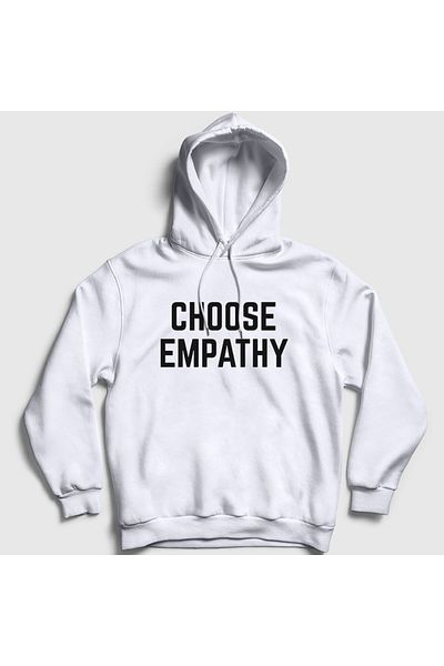 Presmono Unisex Λευκό Επιλέξτε Empathy Selena Gomez φούτερ με κουκούλα 320089 ττ