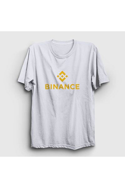 Presmono Μπλουζάκι Unisex White Logo V2 Binance Bitcoin 324730 ττ