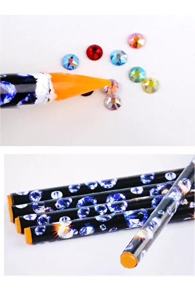 aba nails Nail Art Taş Tutucu Mumlu Kalem 2 Adet Wax Pen