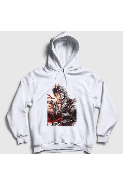 Presmono Φούτερ με κουκούλα Unisex White Ryu And Ken Game Street Fighter 326780 ττ