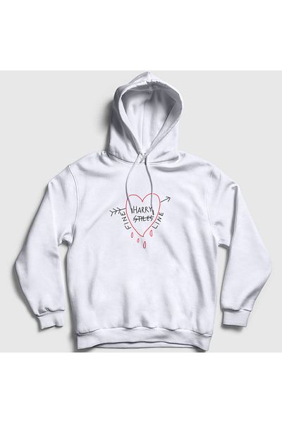Presmono Φούτερ με κουκούλα Unisex White Fine Line Harry Styles 317549 ττ