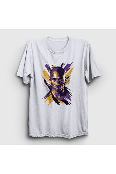 Presmono Unisex Beyaz Kobe Bryant Basketbol T-shirt 295951tt