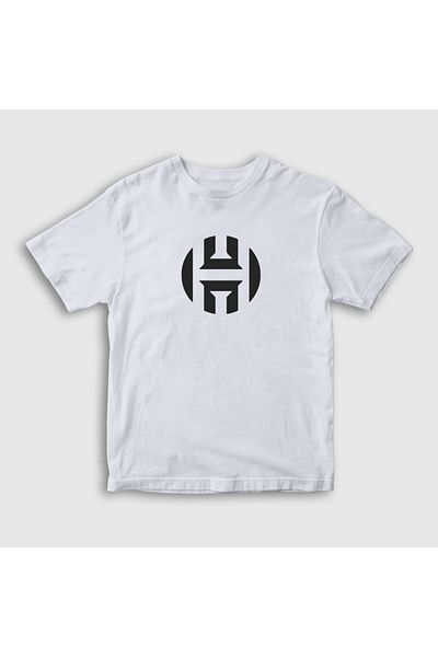Presmono Tricou unisex pentru copii cu logo alb James Harden pentru baschet 296238 tt