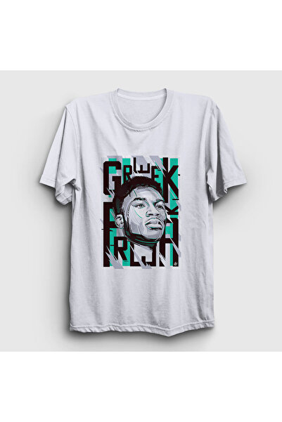 Presmono Унісекс футболка Beyaz Giannis Antetokounmpo Basketbol 295570tt