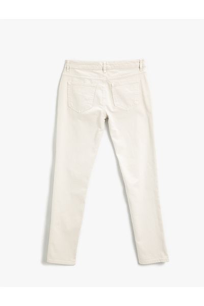 Koton Slim Fit Basic Παντελόνι με 5 Τσέπες