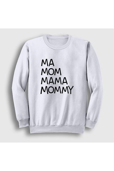 Presmono Φούτερ Unisex White Ma Mom Mama Mommy Family Guy 300568 ττ