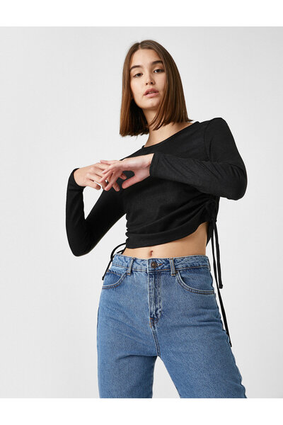 Koton Pulover cu detaliu cu guler rotund