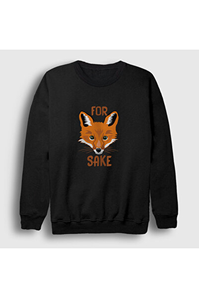 Presmono Unisex crna majica For Fox Sake Fox 401051tt