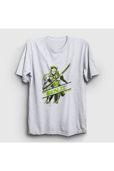 Presmono Μπλουζάκι Unisex White Genji Game Overwatch 358478 ττ