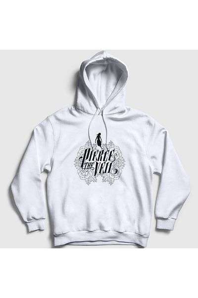 Presmono Φούτερ με κουκούλα Unisex με λευκό λογότυπο Pierce The Veil 382750 ττ