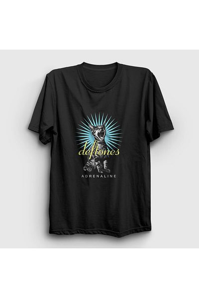 Presmono Унисекс черна тениска Adrenaline Deftones 374448tt