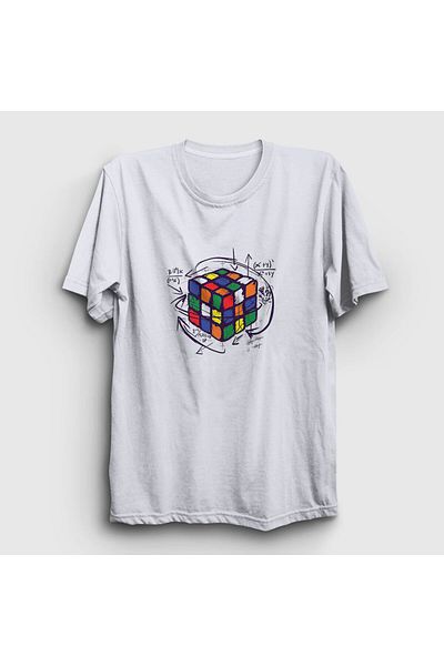 Presmono Μπλουζάκι Unisex White Solving Rubiks Cube Rubik Cup 340551 ττ
