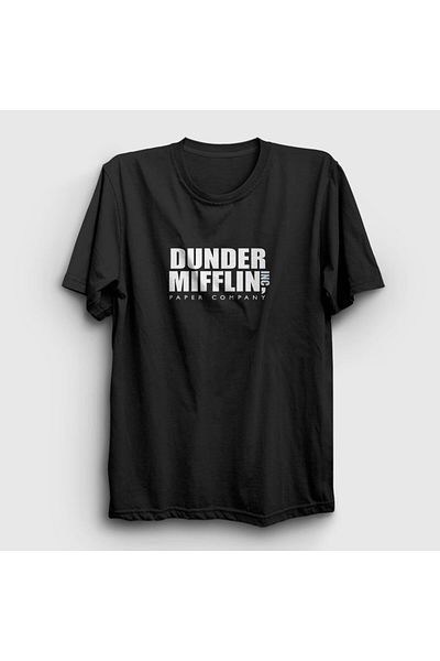Presmono Μπλουζάκι Unisex Black Dunder Mifflin TV Series The Office 345228 ττ