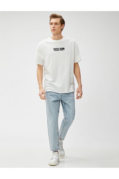 Koton Weite Denim-Hose mit lockerer Passform – Steve Jean