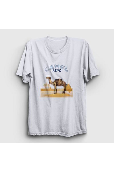 Presmono Μπλουζάκι Unisex White Mirage Band Camel 352400 ττ