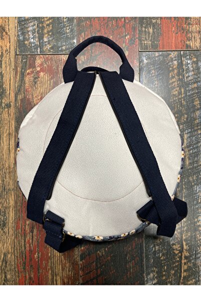 Street Bag Fargin Etnik Desenli Yuvarlak Sırt Çantası Nakışlı Otantik Bohemian Tarz