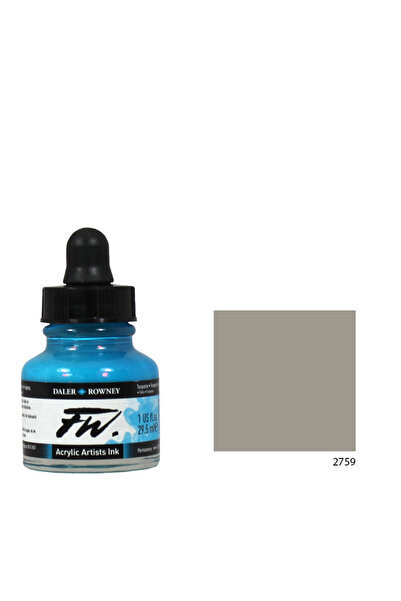 Daler Rowney FW Ink Likit Akrilik 29.5ml - Cool Grey 2759