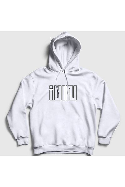 Presmono Φούτερ με κουκούλα Unisex Λευκό λογότυπο K-pop G I Dle - 406159 ττ
