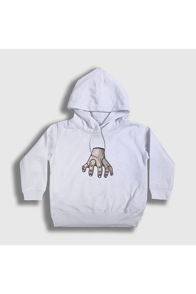 Presmono Hanorac cu glugă unisex pentru copii, alb, The Thing Wednesday Addams Family Addams Family366107tt