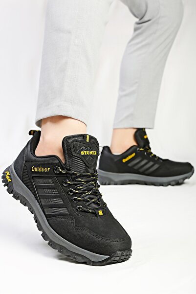 Luis West Siyah Unisex Su Ve Soğuğa Dayanıklı Kışlık Trekking Outdoor Sneaker Ayakkabı Energy Lw4397