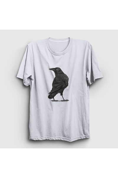 Presmono Μπλουζάκι Unisex White Raven Raven 353383 ττ