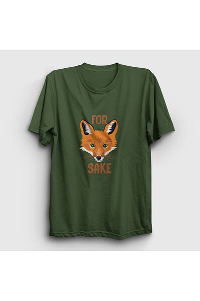 Presmono Μπλουζάκι Unisex Khaki For Fox Sake Fox 400828 ττ