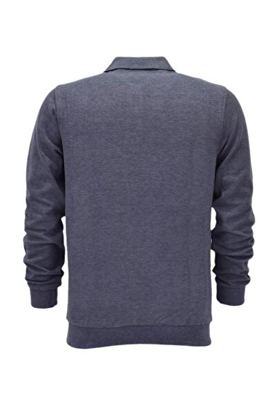 DYNAMO Hanorac pentru bărbați cu gât polo cu buzunar 6857 BGL-ST04024