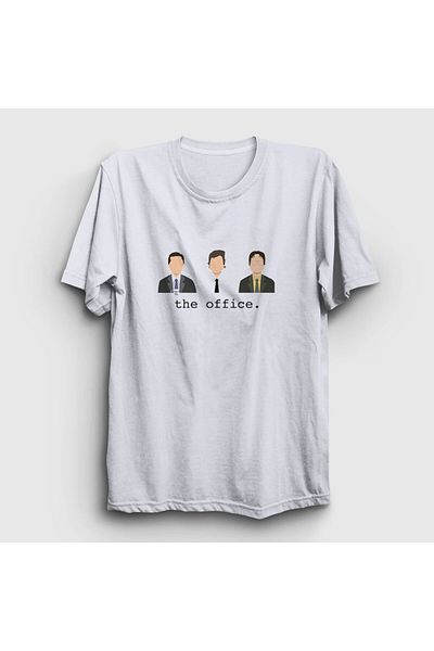Presmono Μπλουζάκι Unisex White Characters Dizi The Office 345053 ττ