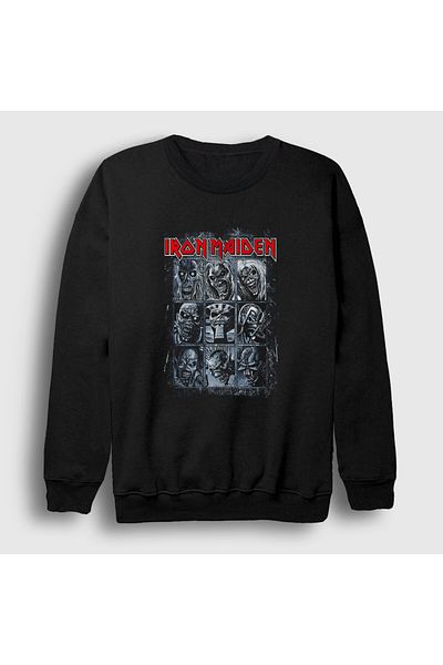 Presmono Φούτερ Unisex Black Mummy V2 Iron Maiden 408328 ττ