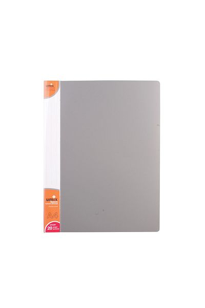 Umix 20 Φάκελοι παρουσίασης γκρι A4 - N:u1142p-gr