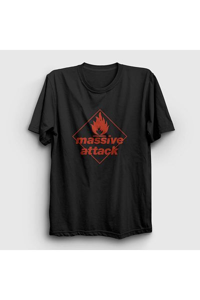 Presmono Μπλουζάκι Unisex Black Logo Massive Attack 382438 ττ