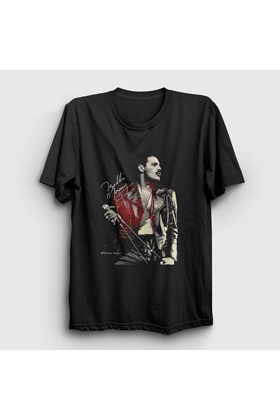 Presmono Унисекс тениска Black Legend Queen Freddie Mercury 405520tt