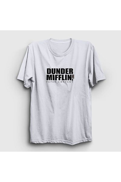 Presmono Μπλουζάκι Unisex White Dunder Mifflin TV Series The Office 345228 ττ