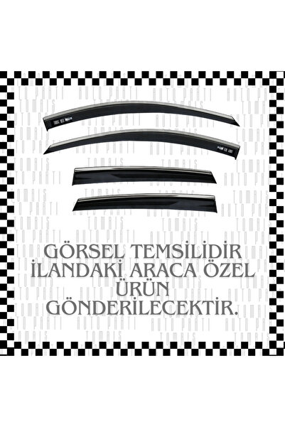 TOYOTA CAMRY 2018- KROMLU CAM RÜZGARLIĞI 4LÜ