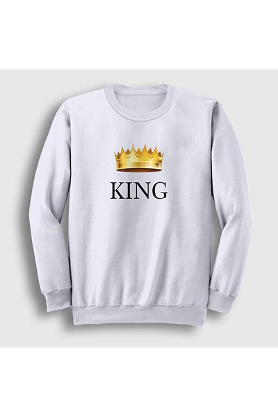Presmono Φούτερ Unisex White King King 381331 ττ