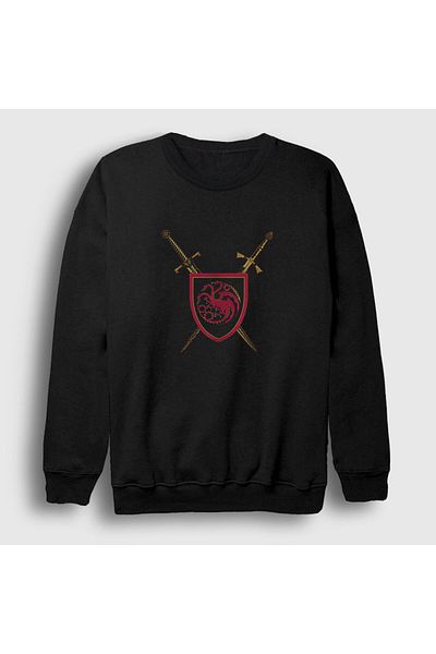 Presmono Φούτερ Unisex Black Swords Targaryen House Of The Dragon 344638 ττ