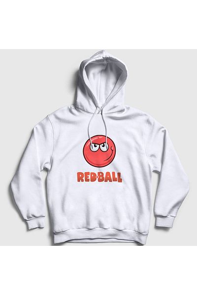 Presmono Φούτερ Unisex White Game Red Ball Hooded 361927 ττ
