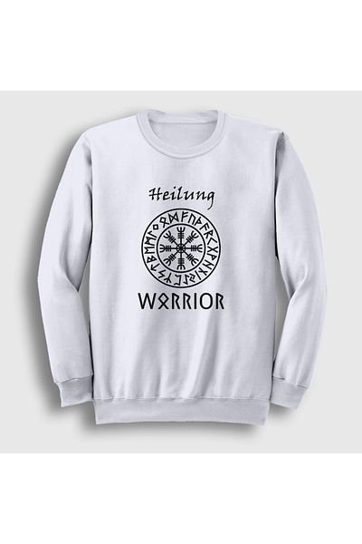 Presmono Φούτερ Unisex White Warrior Heilung 415079 ττ