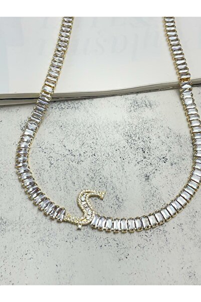 stainless steell çelik su yolu baget harf kolye