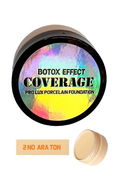 DEPO STUDIO COSMETICS 2 No Coverage Botox Effect Porcelain Foundation Cover with Gift
