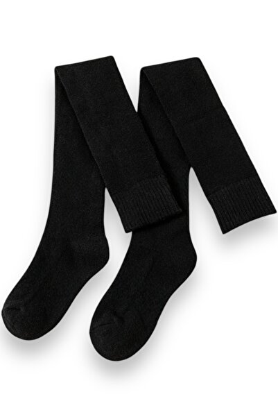 Nitesheys Зимни дамски ултра дълги чорапи от естествена вълна, клинове, чорапи за ботуши