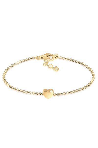 ELLI Bracelet Ladies Heart Pendant Love Filigree In 925 Sterling Silver