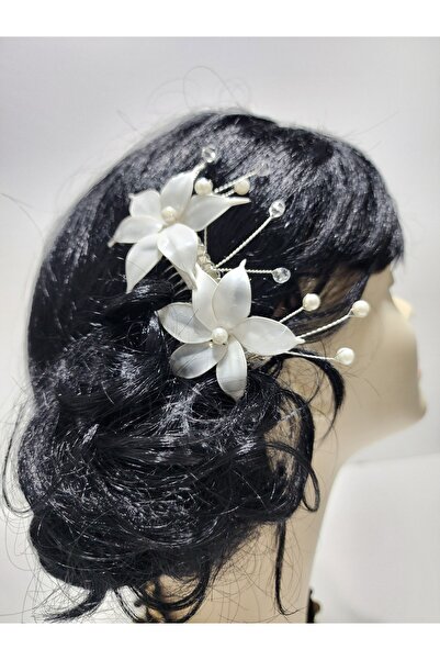 ARBABAG&ACCESSORY Resin Flower Model Side Knob Comb