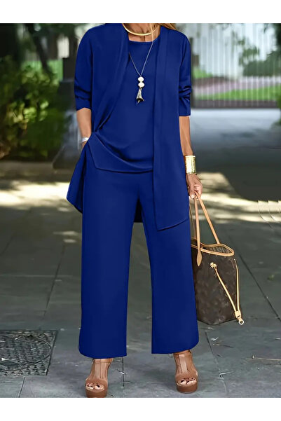 JANES Jachetă de damă cu mânecă lungă, importată, crep Onu Open, cu bretele, ...